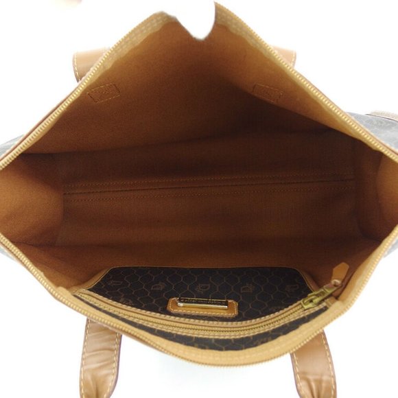 Dior Boston bag honeycomb pattern PVC ~ leather Authentic used - Picture 7 of 8